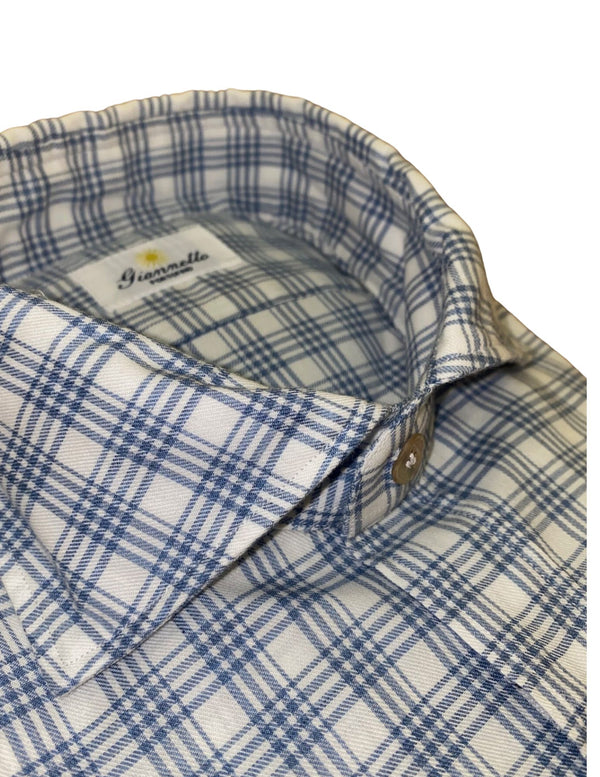 Giannetto Portofino Edelman Shirt in Blue Wash Chiaro